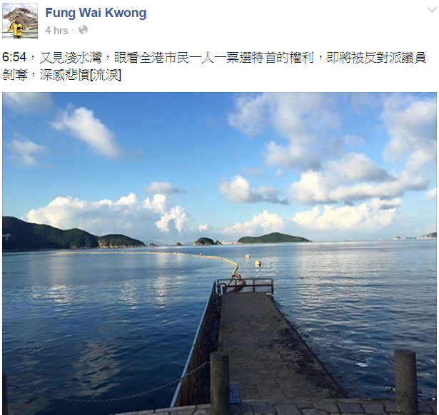 圖片來源：Fung Wai Kwong facebook