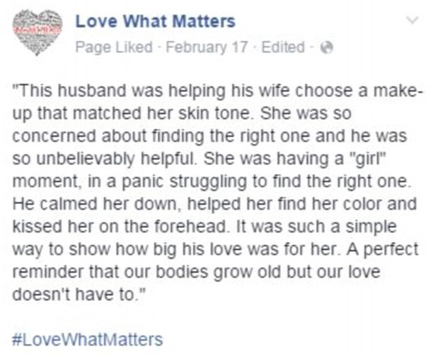 圖片來源：Love What Matters/Facebook